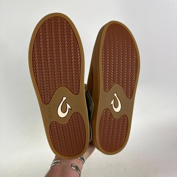 Olukai Pa'ina Hulu Winter Boot Womens 7 Brown Suede Leather Side Zip Booties NWT - Picture 8 of 9